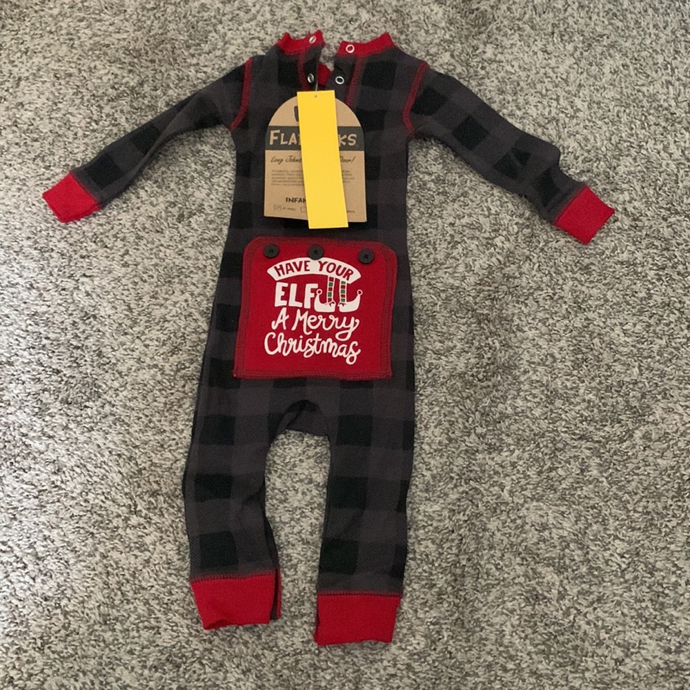 Lazy One Flapjacks 6 months Family Matching Pajamas PJs NWT